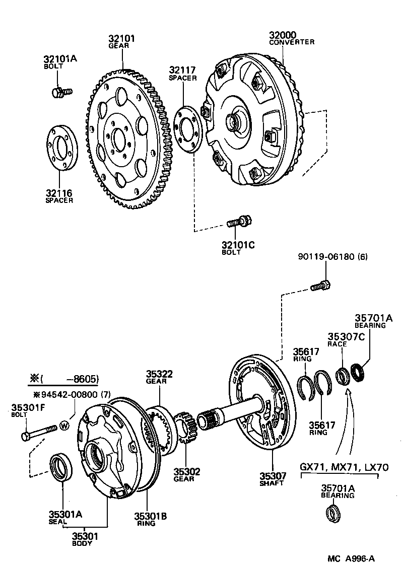 32000-22060 CONVERTER ASSY, TORQUE product image