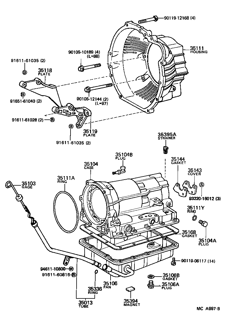 33119-30050 PLATE, STIFENER, LH (ATM) product image
