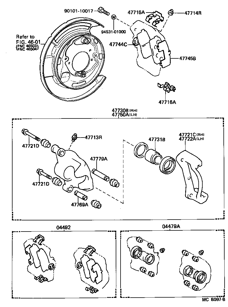 90119-09006 BOLT(FOR REAR DISC BRAKE CYLINDER MOUTING) product image