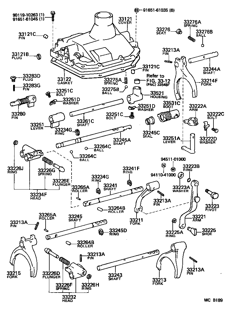 33233-60020 HEAD, 1ST & 2ND SHIFT product image