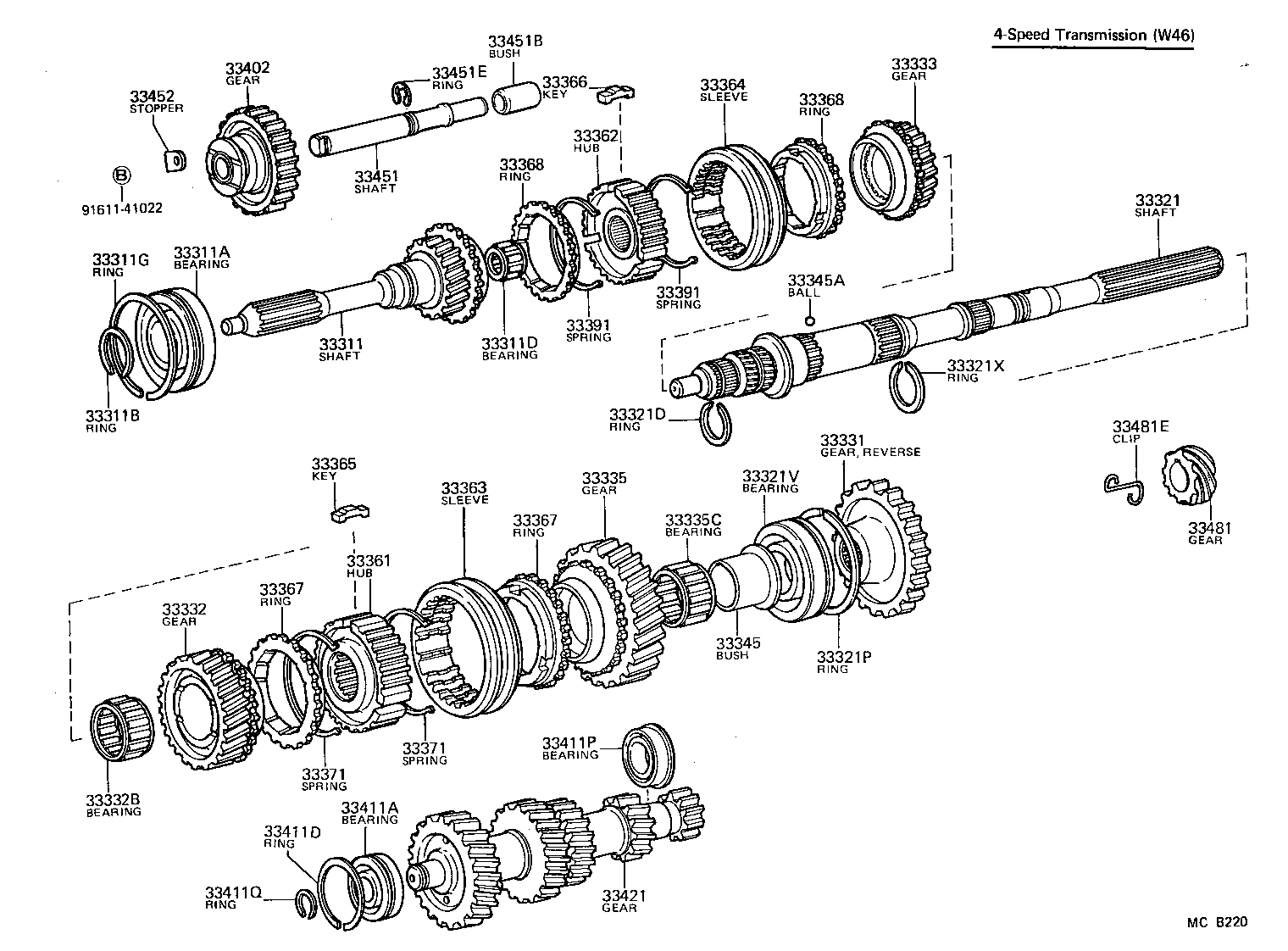 33481-35070 GEAR, SPEEDOMETER DRIVE (MTM) product image