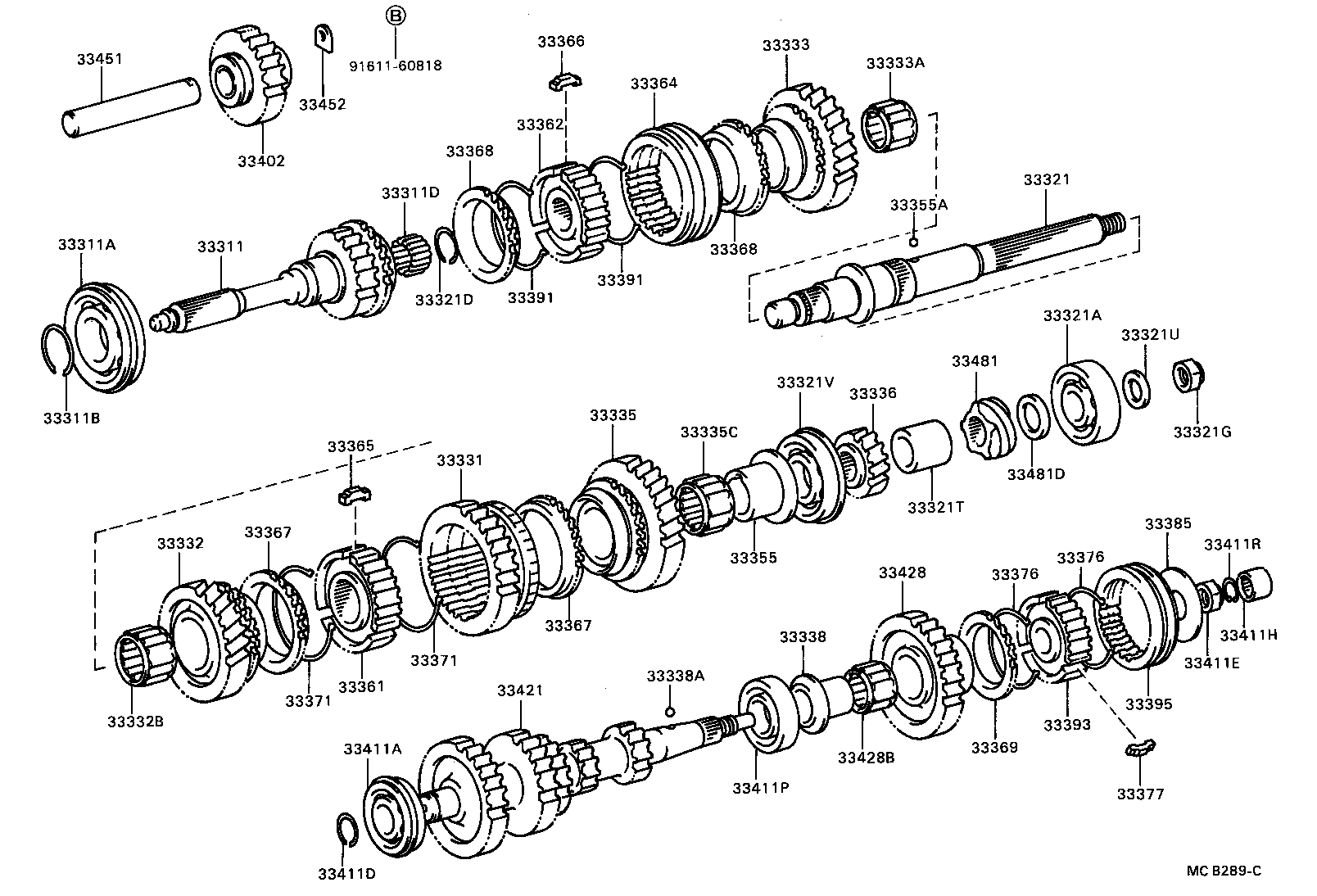 33481-36160 GEAR, SPEEDOMETER DRIVE (MTM) product image