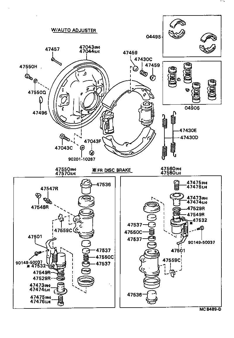 47044-36090 PLATE SUB-ASSY, BRAKE BACKING, REAR LH product image