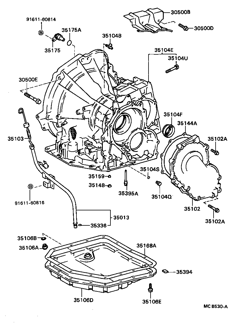 90311-34010 SEAL, OIL (FOR TRANSAXLE CASE) product image