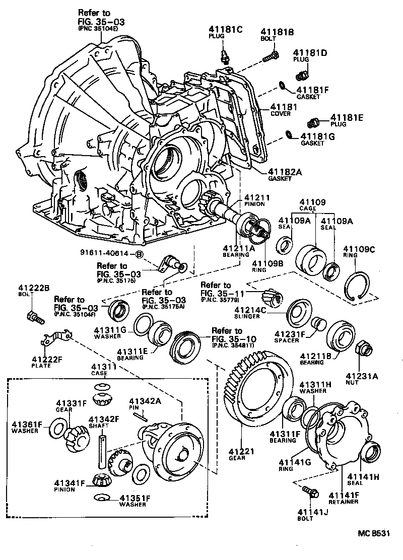 31115-12010 CASE SUB-ASSY, TRANSAXLE(MTM) product image