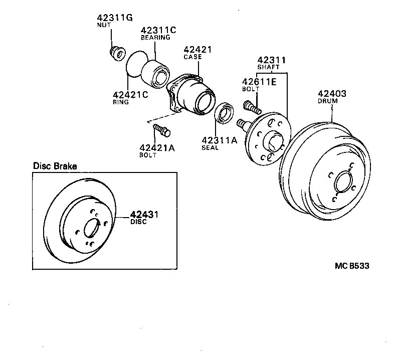 90105-10120 BOLT (FOR REAR AXLE BEARING CASE) product image