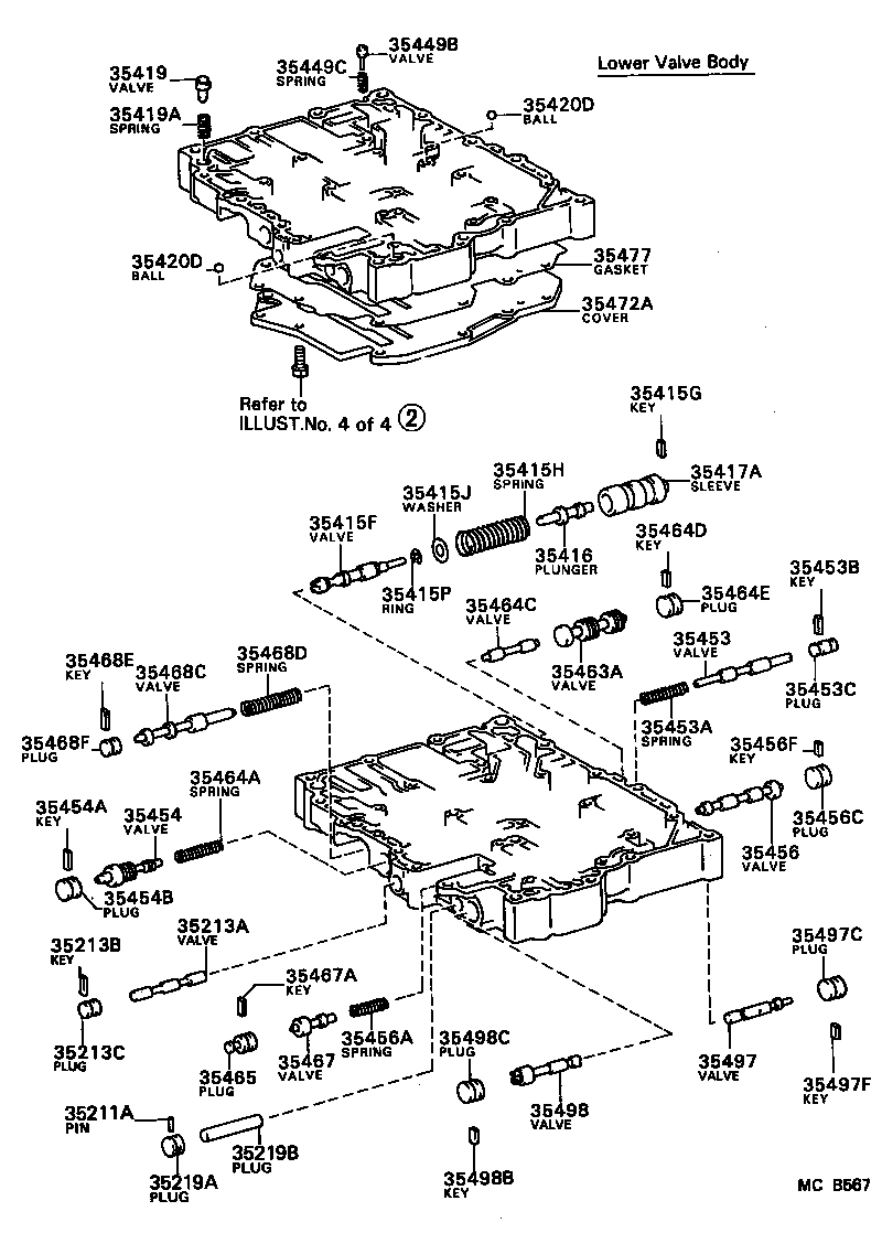 35215-12010 SLEEVE, LOCK UP RELAY VALVE product image