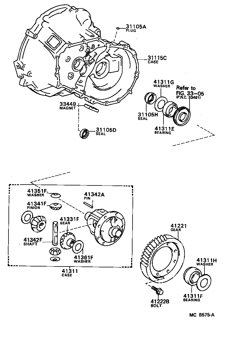 90311-34007 SEAL, OIL, NO.2(FOR TRANSAXLE CASE) product image