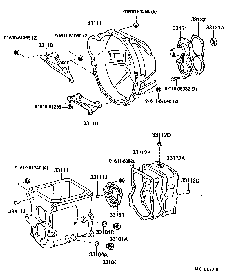 31111-60160 HOUSING, CLUTCH product image