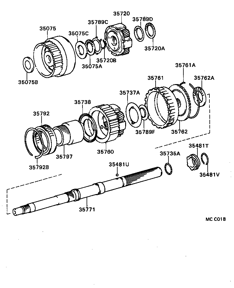 33481-20101 GEAR, SPEEDMETER DRIVE (ATM) product image