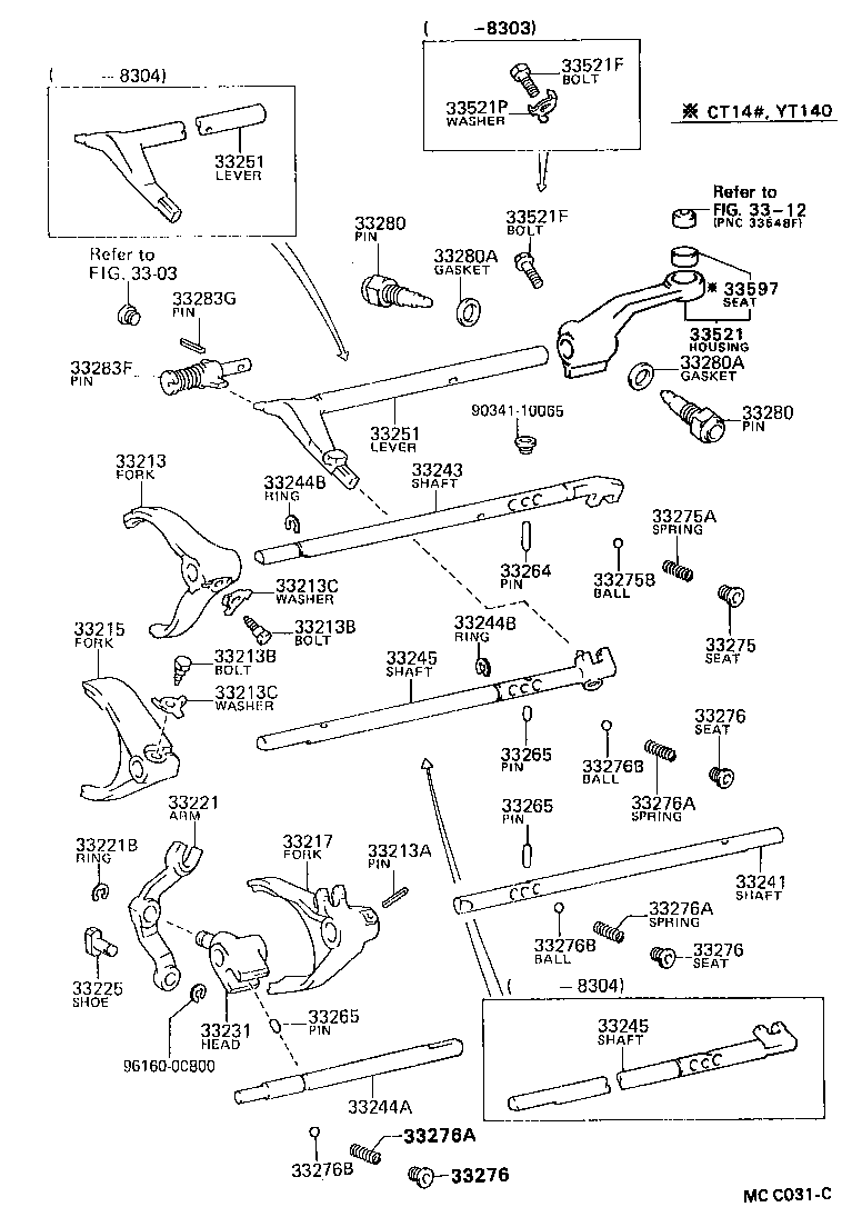 33214-30050 FORK, 5TH & REVERSE SHIFT product image