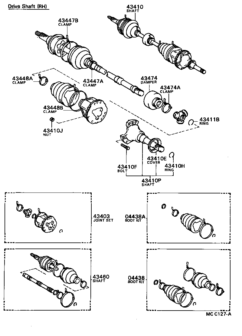 41336-32010 COVER, DUST (FOR FRONT DRIVE SHAFT) product image