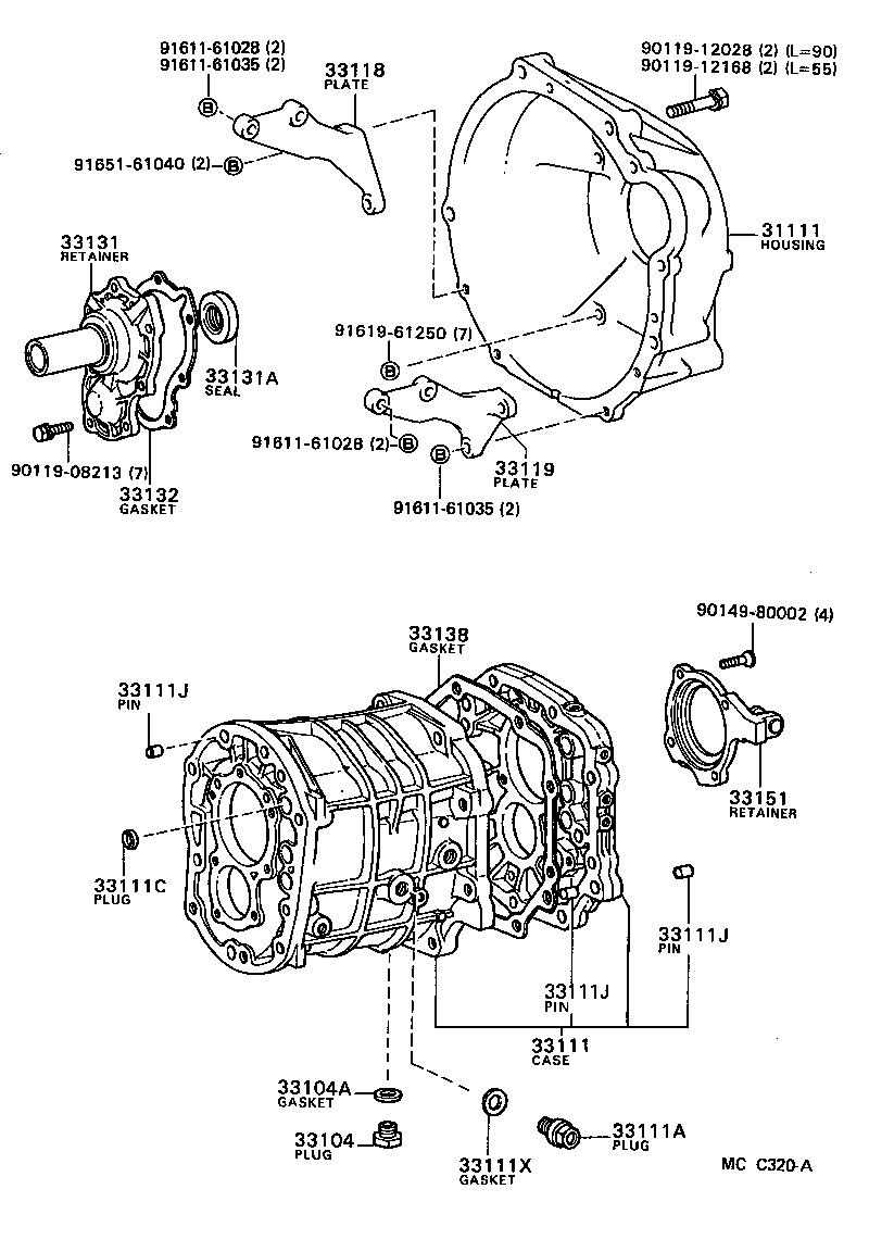 33119-12080 PLATE, STIFFENER, LH(MTM) product image