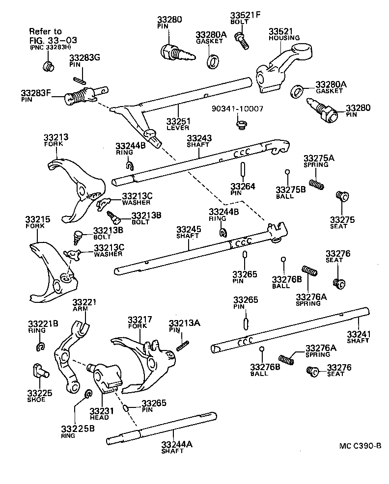 90341-10064 SEAT, SHIFT DETENT BALL SPRING, NO.2 product image