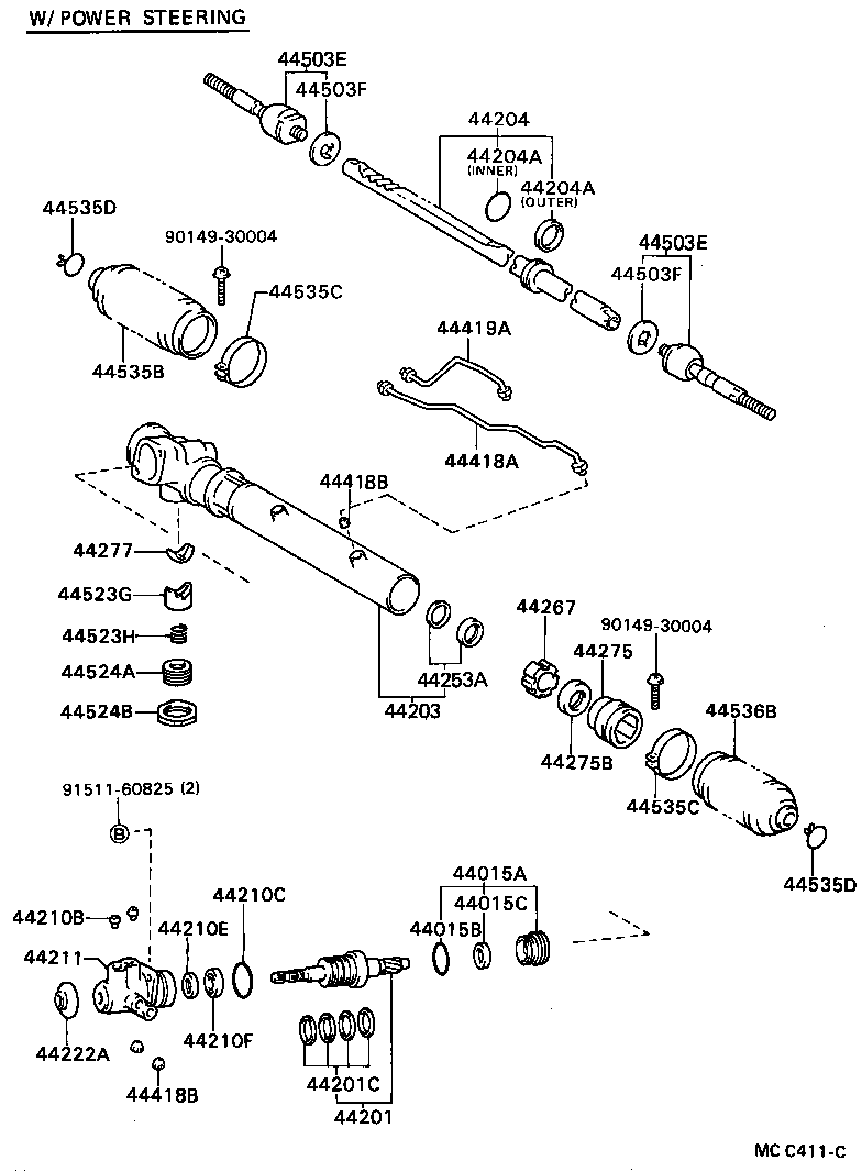44111-28010 SHAFT, CROSS product image