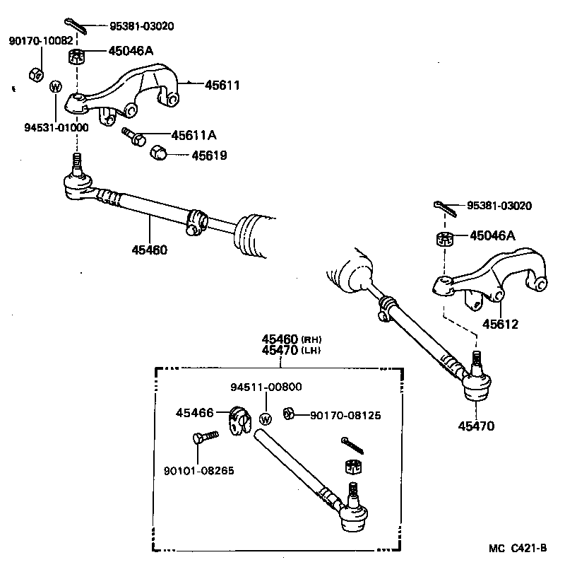 44111-28010 SHAFT, CROSS product image