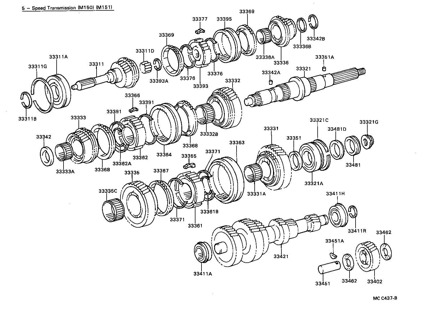 33481-36160 GEAR, SPEEDOMETER DRIVE (MTM) product image