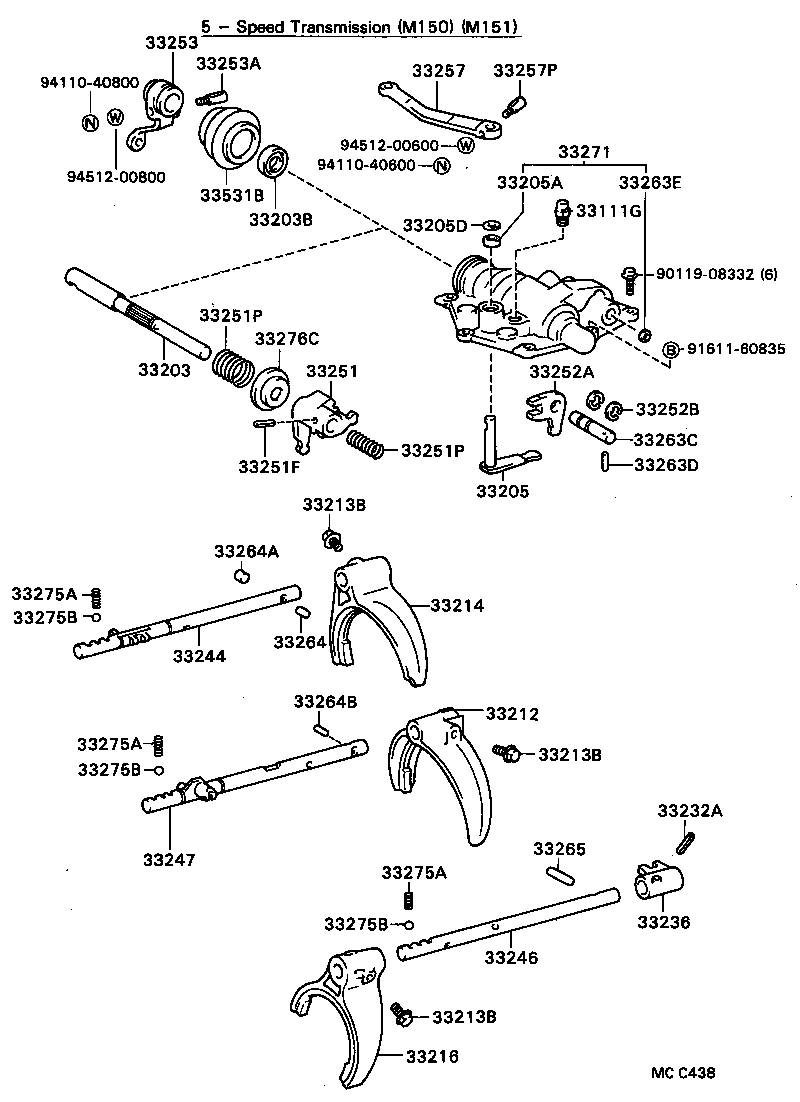 90311-13001 SEAL, OIL(FOR SHIFT LEVER NO.2 SHAFT) product image