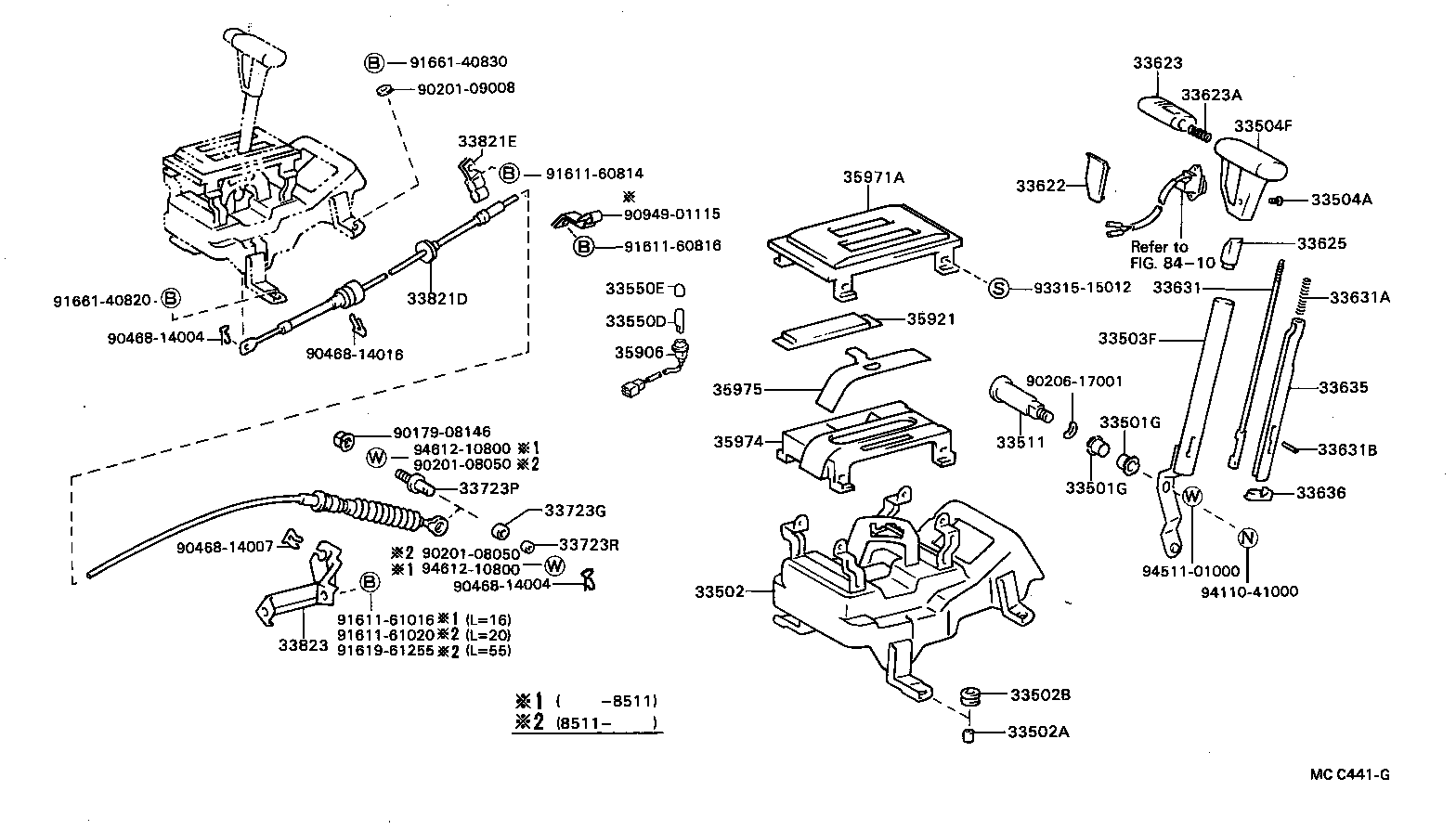 33506-28090 RETAINER SUB-ASSY, CONTROL SHIFT LEVER (FOR FLOOR SHIFT) product image