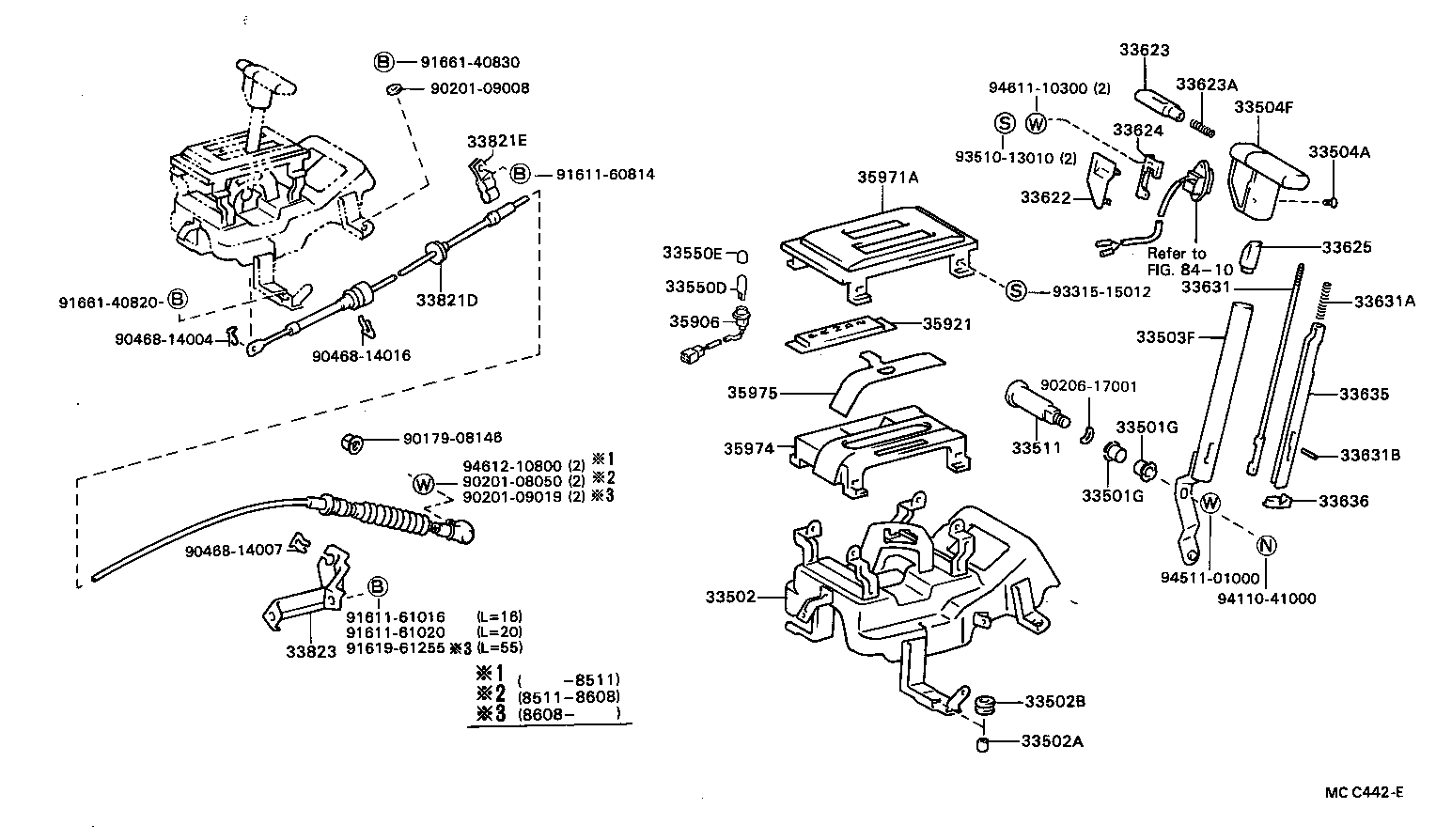33503-28180 LEVER SUB-ASSY, SHIFT(FOR FLOOR SHIFT) product image