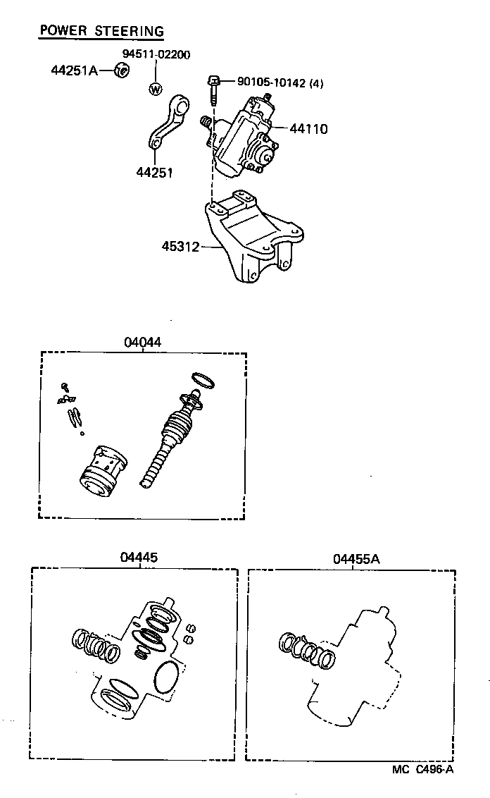 44111-25010 SHAFT, CROSS product image