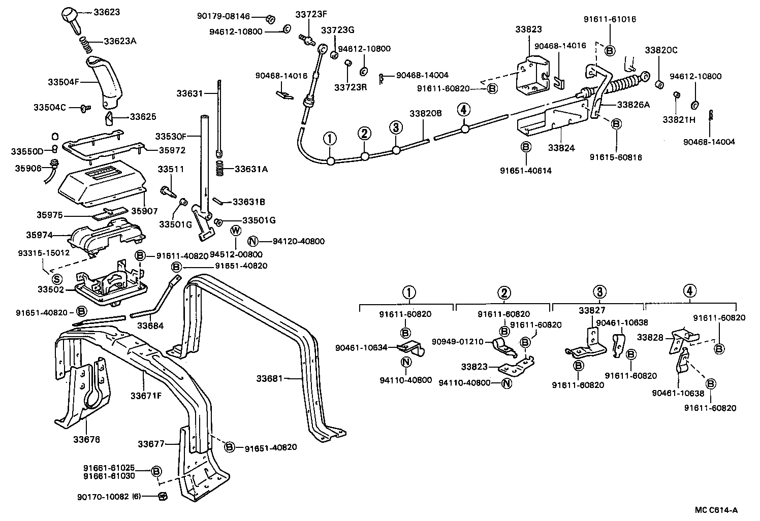 33740-36050 END ASSY, CONNECTING ROD, NO.1(FOR FLOOR SHIFT) product image