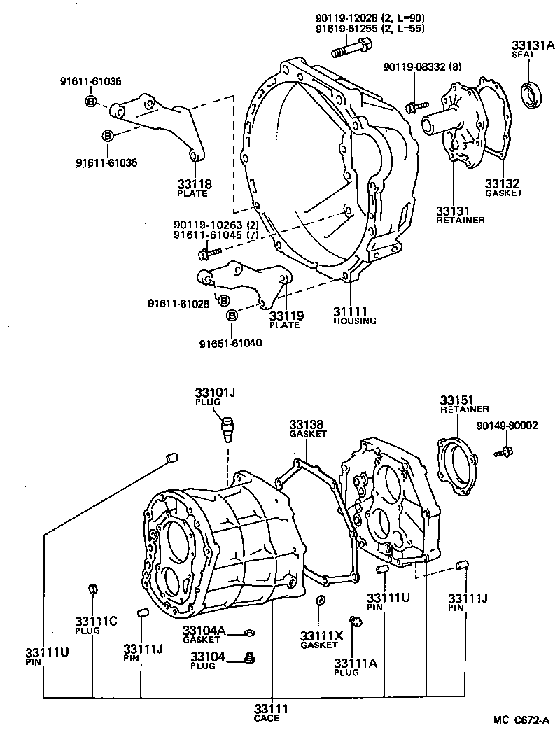 31111-27030 HOUSING, CLUTCH product image