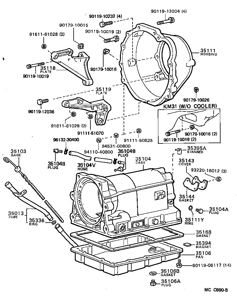 35111-20091 HOUSING, AUTOMATIC TRANSMISSION product image