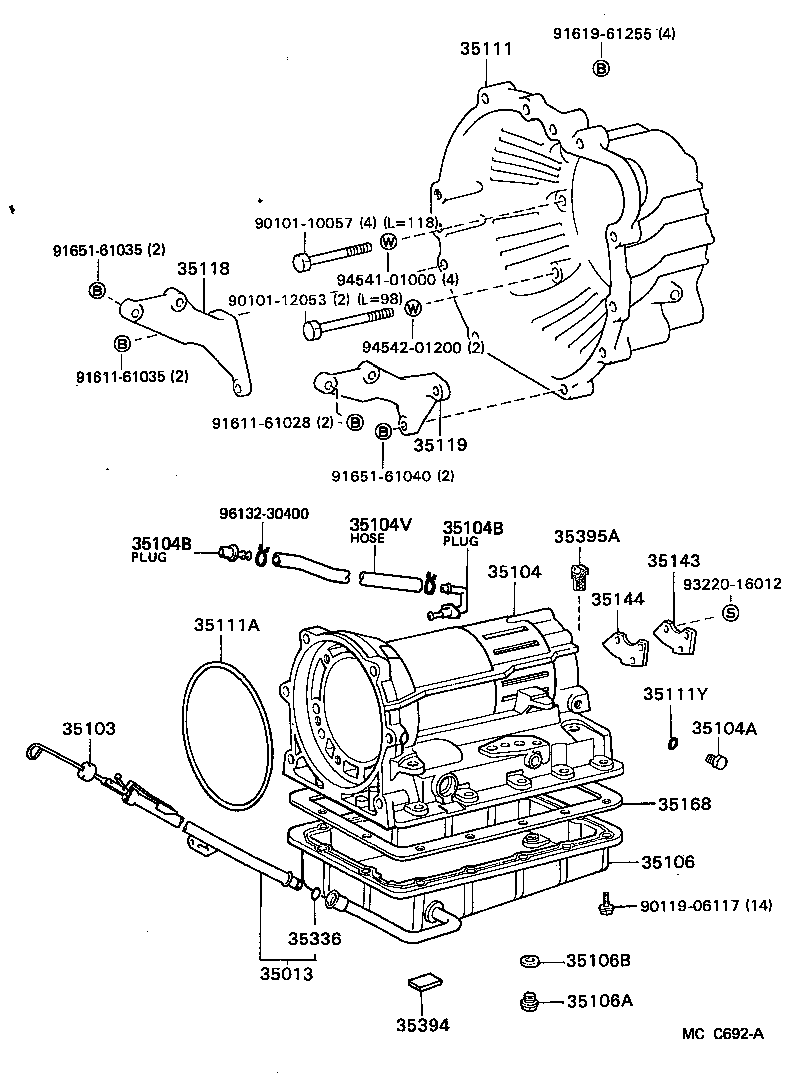 35111-20091 HOUSING, AUTOMATIC TRANSMISSION product image