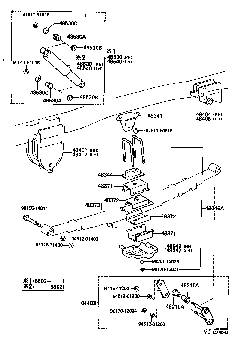 48203-27330 LEAF, REAR SPRING, NO.3 product image