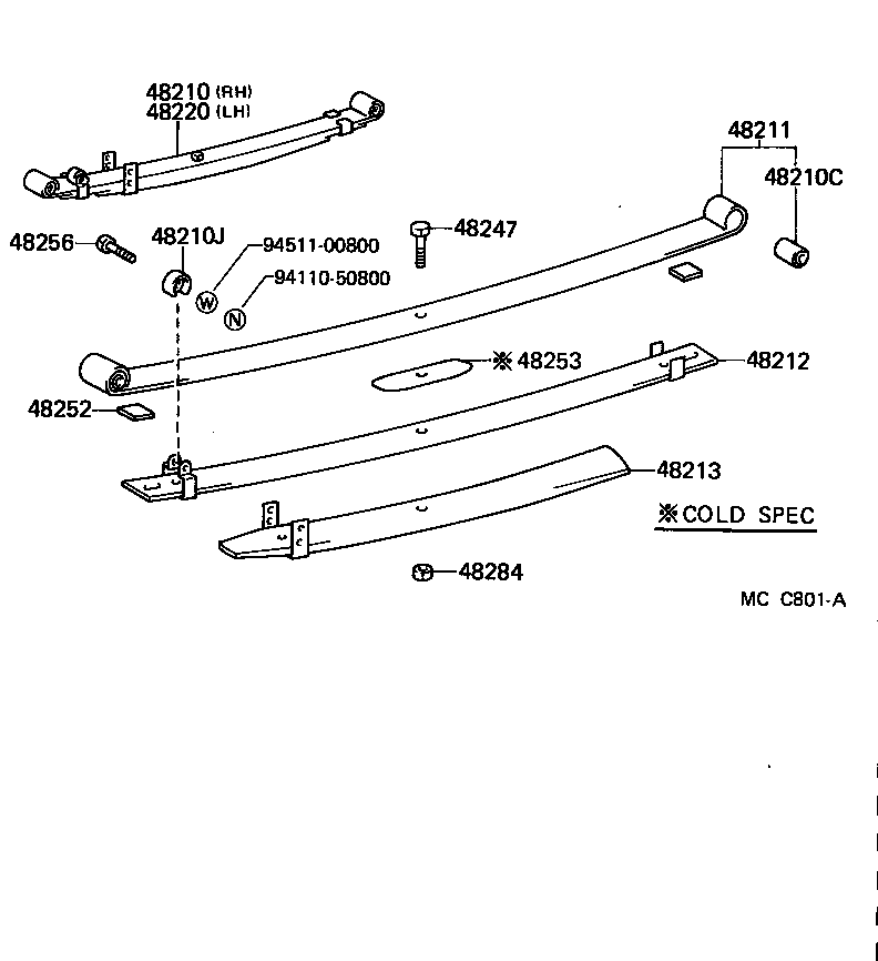 48516-27010 BRACKET, REAR SHOCK ABSORBER, UPPER RH product image