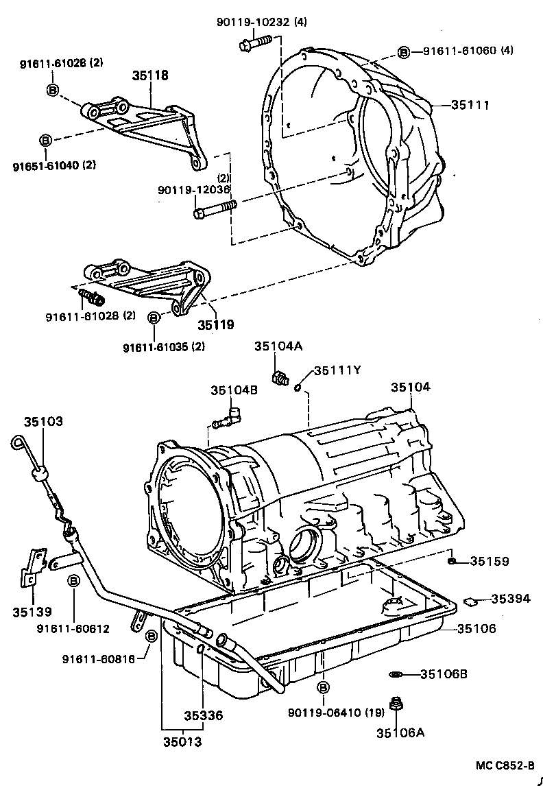 33119-30050 PLATE, STIFENER, LH (ATM) product image