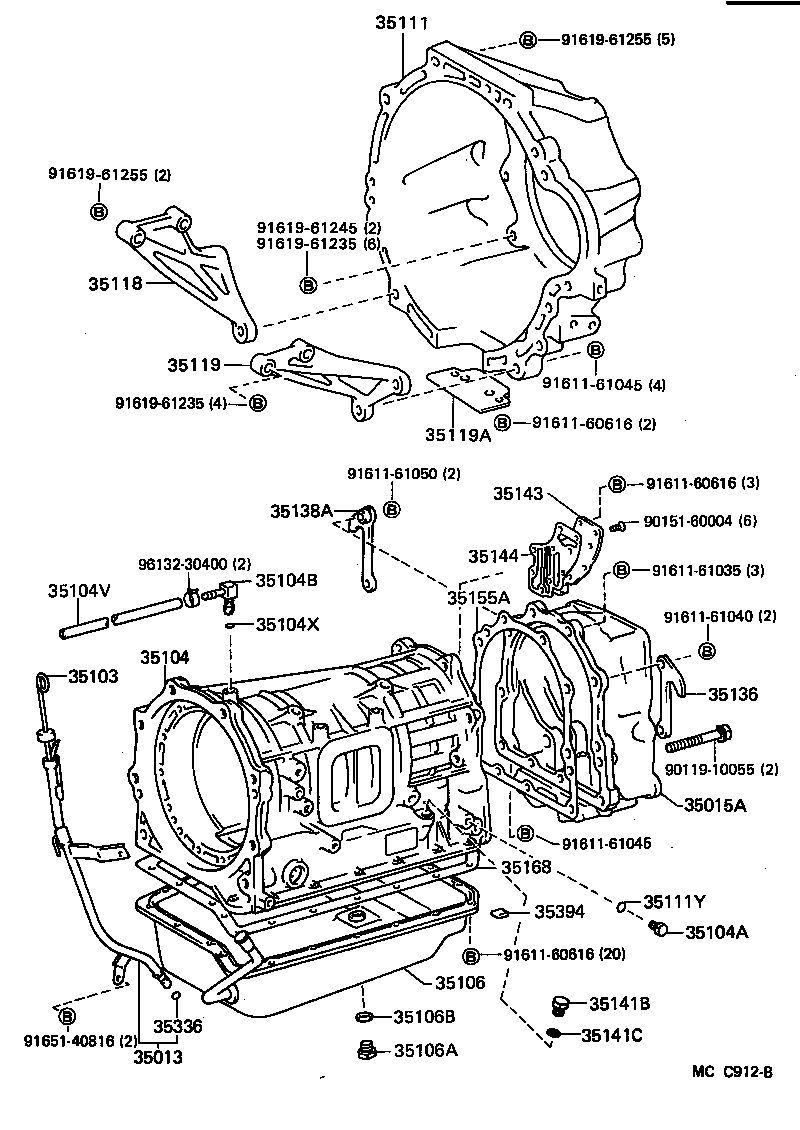 35106-60021 PAN SUB-ASSY, AUTOMATIC TRANSMISSION OIL product image