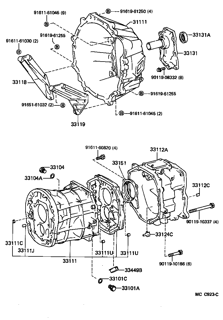 31111-60160 HOUSING, CLUTCH product image