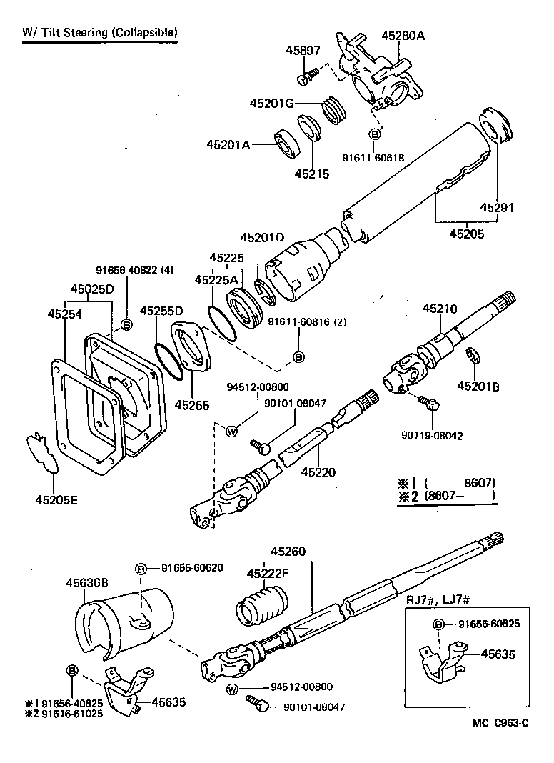 45025-60050 COVER SUB-ASSY, STEERING COLUMN HOLE, NO.1 product image