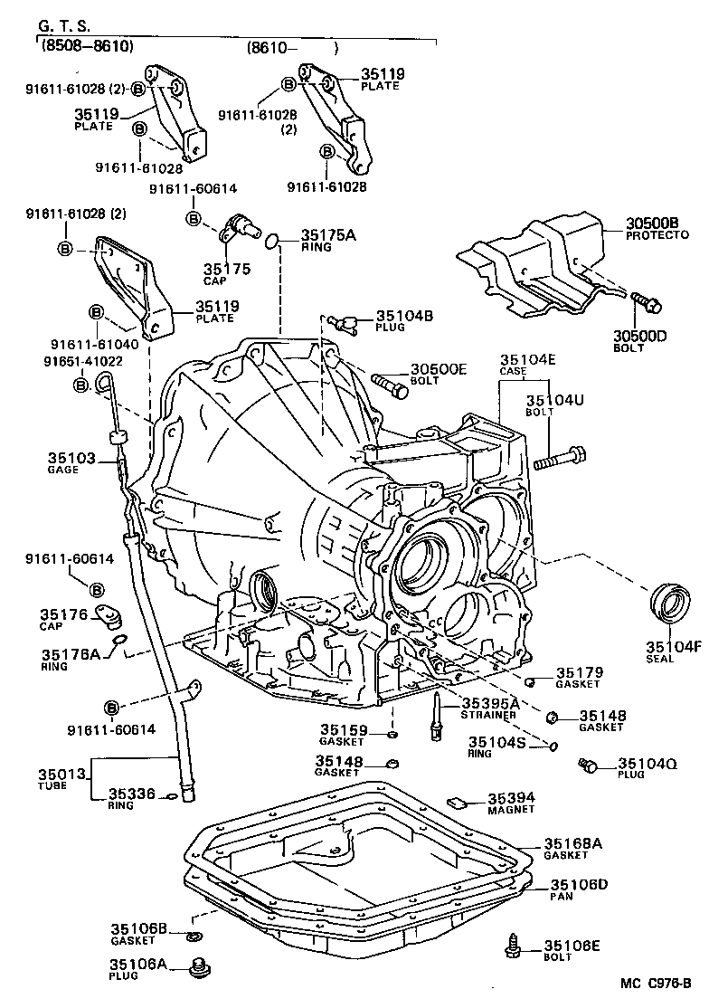 33117-32022 PROTECTOR, TRANSAXLE CASE product image