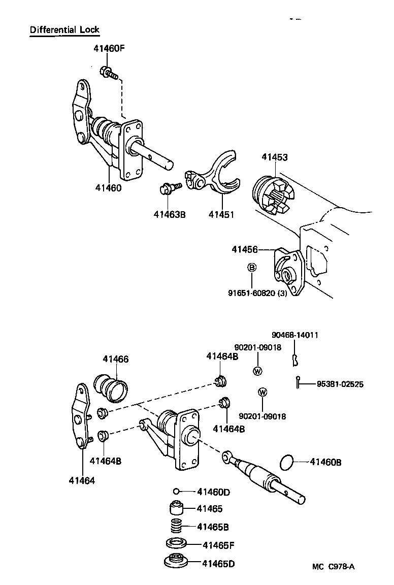 41101-60080 CARRIER SUB-ASSY, DIFFERENTIAL, REAR product image