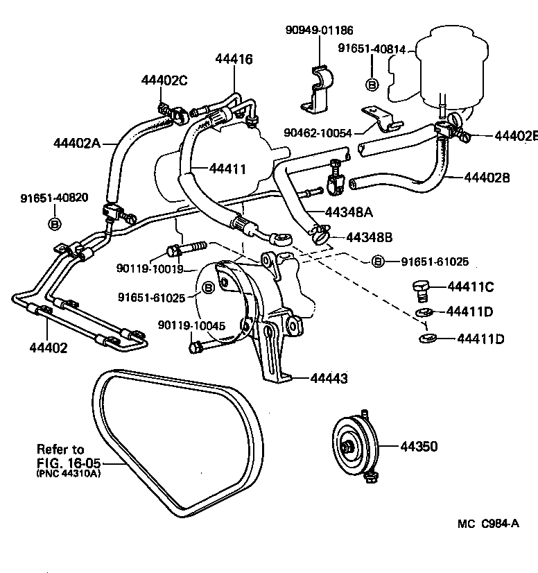 44446-60020 STRUT, ADJUSTING product image
