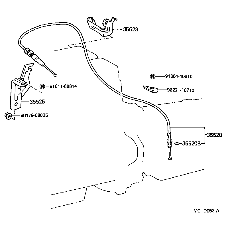 35501-30010 ROD, PARKING LOCK product image