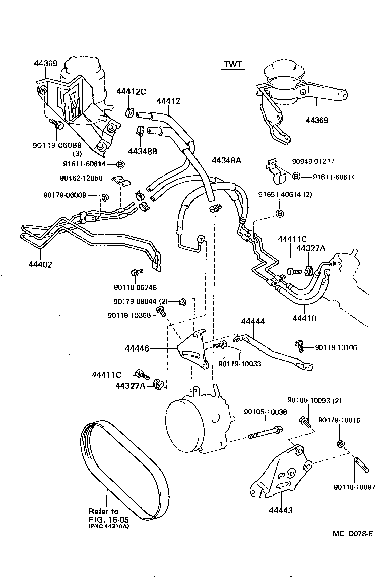 44446-14020 STRUT, ADJUSTING product image