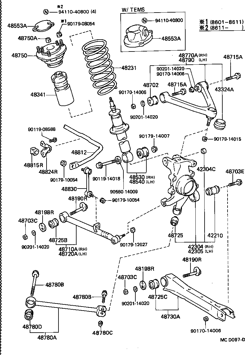 48231-14730 SPRING, COIL, REAR product image
