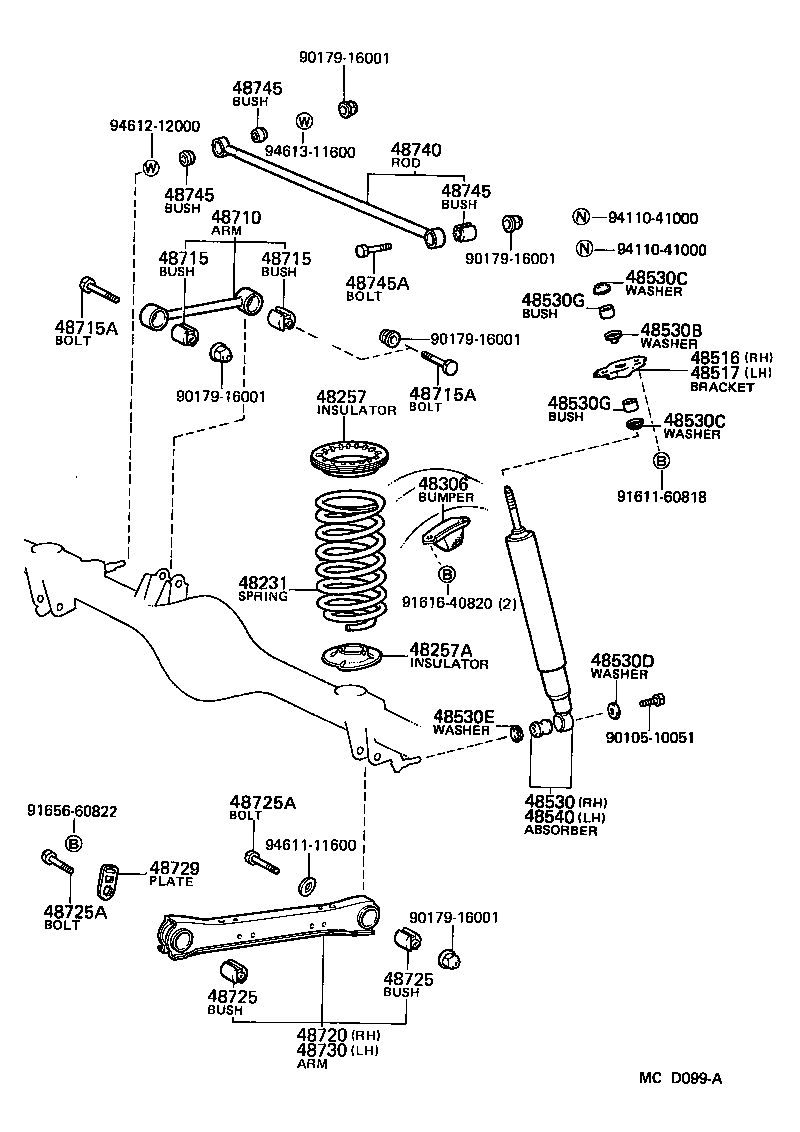 48231-30410 SPRING, COIL, REAR product image