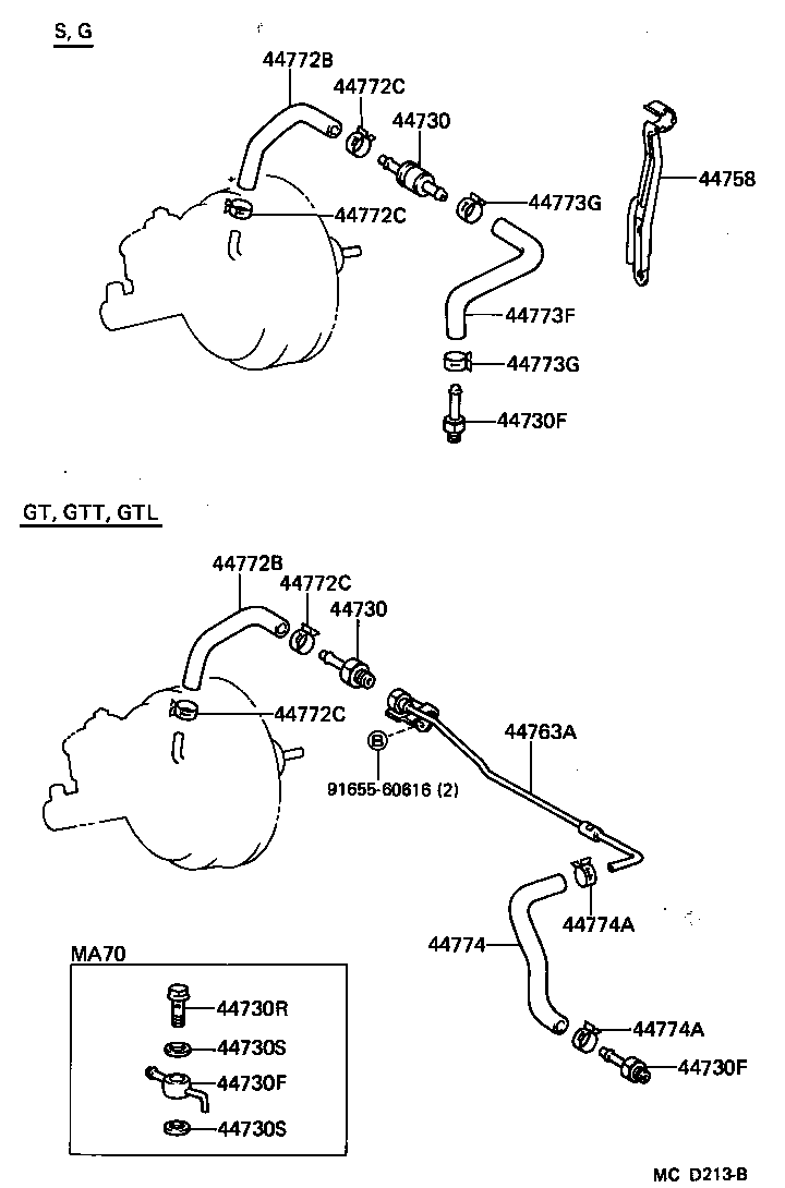 04443-14500 BOOSTER KIT, BRAKE product image