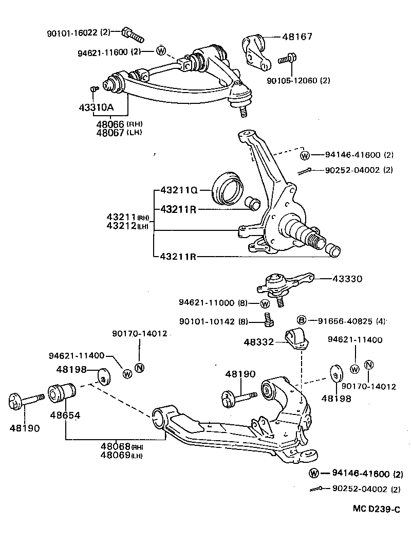 48331-27030 BUMPER, FRONT SPRING, NO.2 product image