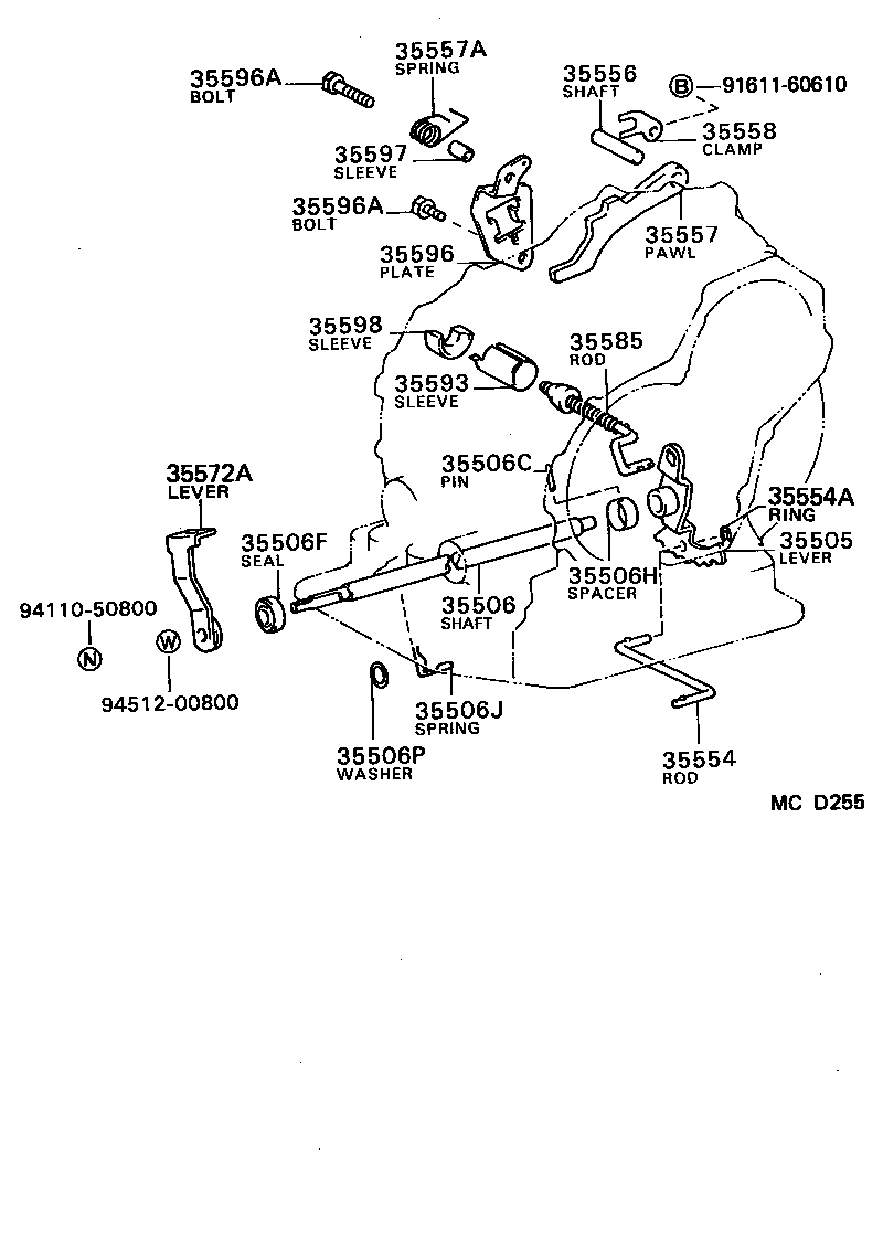 35520-16020 CABLE ASSY, THROTTLE product image