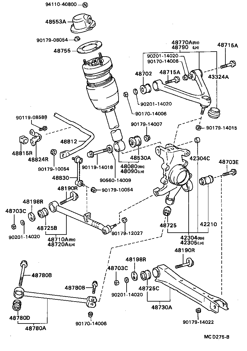 48231-24070 SPRING, COIL, REAR product image