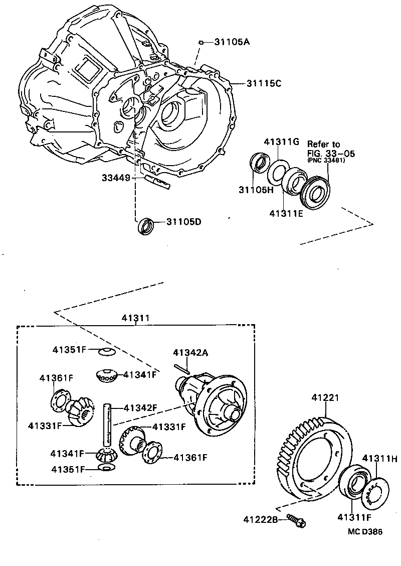 35105-10011 HOUSING, TRANSAXLE product image