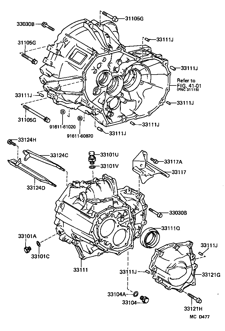 90311-50010 SEAL, OIL(FOR TRANSMISSION CASE) product image