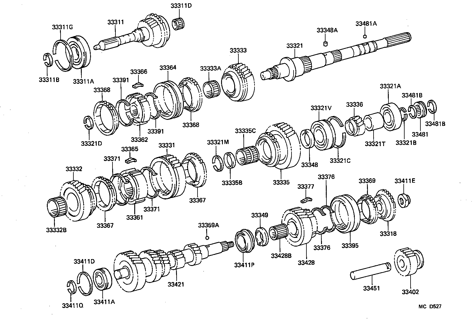 33336-14040 GEAR, 5TH product image