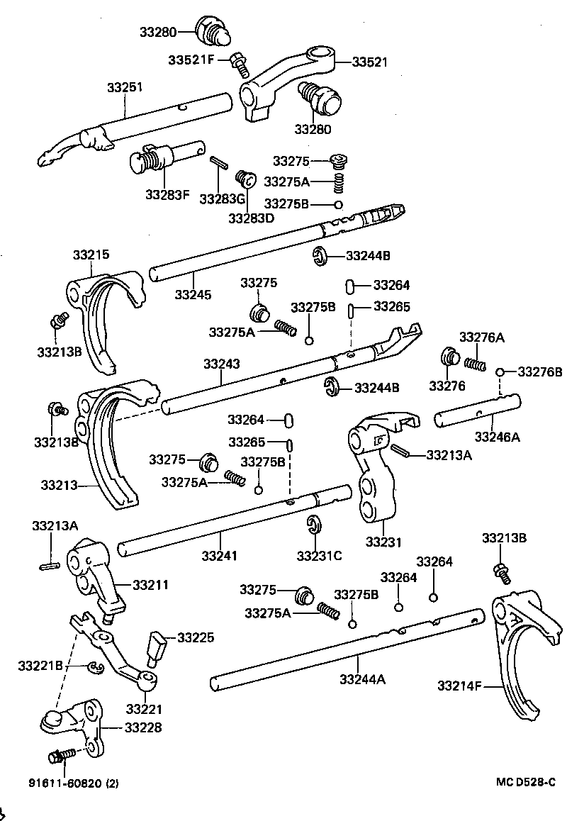 33211-35030 FORK, REVERSE SHIFT product image